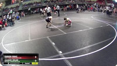 65 lbs Cons. Round 2 - Parker Prinz, West Point Wrestling Club vs Zander Zeiler, Mitchell Wrestling Club