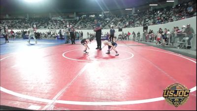 43 lbs Rr Rnd 4 - Braxton Shackelford, Prime Wrestling vs Tyger Ray, Blaine County Grapplers