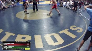 138 lbs Semifinal - Gavin Bauder, Empire vs Ryan Espiritu, American Canyon