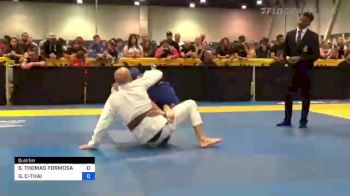 SEAN THOMAS FORMOSA vs GARRICK CHEN-THAI CHAN 2022 World Master IBJJF Jiu-Jitsu Championship