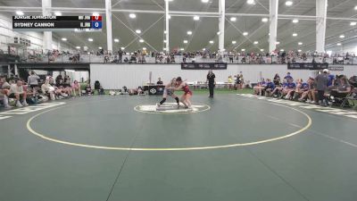 130 lbs Jorgie Johnston, Missouri vs Sydney Cannon, Illinois