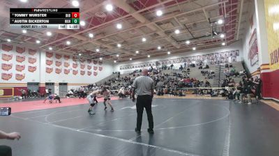126 lbs 3rd Place Match - Austin Bickerton, Highland vs Tommy Wurster, Dublin Coffman