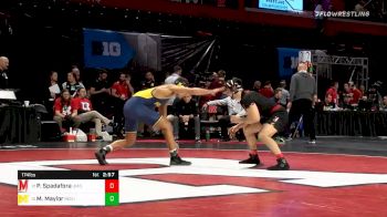 174 lbs Semifinal - Philip Spadafora, Maryland vs Max Maylor, Michigan