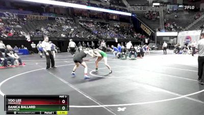 125 Class 1 lbs Quarterfinal - Danica Ballard, Smithville vs Yoo Lee, Chillicothe