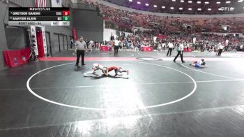 54 lbs Cons. Semi - Sawyer Klein, Mishicot vs Greysen Ganski, Team Nazar Training Center