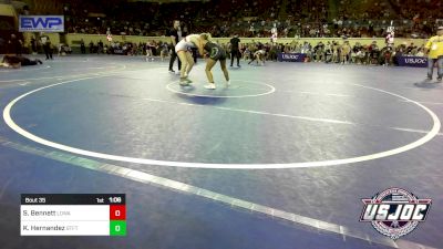 108 lbs Round Of 16 - Sophia Bennett, Lady Outlaw Wrestling Academy vs Kimberly Hernandez, Standfast