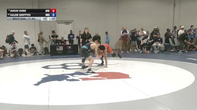 71 kg Champ. Rd Of 16 - Jason Dube, Spire RTC vs Kaleb Griffith, MWC Wrestling Academy