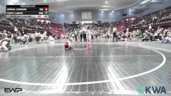 55 lbs Rr Rnd 5 - Kamrei Downing, Berryhill Wrestling Club vs Octayvia Fahler, Caney Valley Wrestling