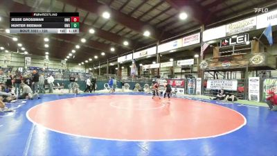 120 lbs Semifinal - Jesse Grossman, Billings Wrestling Club vs Hunter Beeman, Darkhorse Wrestling Club