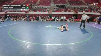 100 lbs Round 3 - 2nd Wrestleback And Semi-finals(16 Team) - Avery Green, Comal Smithson Valley vs Angelica Arreola-Guel, Lubbock