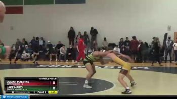 106 lbs Finals (2 Team) - Josiah Maestas, SLAM Academy vs Jake Marzi, TEMECULA VALLEY B
