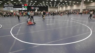 92 lbs Cons. Rd Of 32 - Hadley Peppel, South Dakota vs Jed Spencer, SlyFox Wrestling Academy