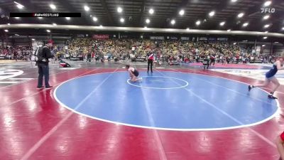 130 lbs Cons. Semi - Sophia Baker, Camel Kids Wrestling vs Laney Drueke, St. Mary`s Cardinals WC