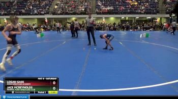 75 lbs Quarterfinal - Logan Gass, Moen Wrestling Academy vs Jace McReynolds, Mineral Point Wrestling Club