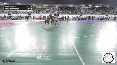 140 lbs Round Of 16 - Jenna Eberle, Jay Junior High vs Adalynn Parsley, Glenpool JH