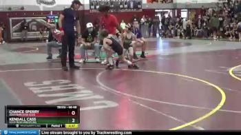 66 lbs Round 1 - Chance Sperry, Southern Utah Elite vs Kendall Cass, Gold Rush Wrestling