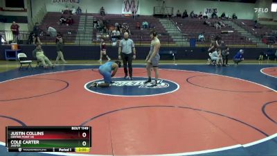 215 lbs Round 2 - Cole Carter, Jasper vs Justin Collins, Center Point HS