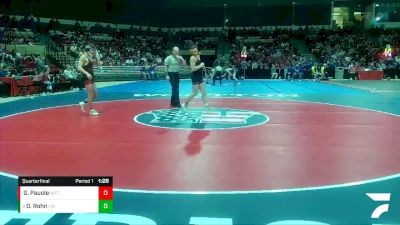 126-4A/3A Quarterfinal - Dylan Rohn, Linganore vs Gable Pauole, North Point