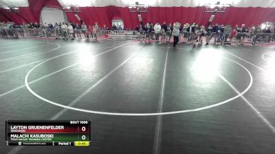 92 lbs Champ. Round 1 - Layton Gruenenfelder, Wisconsin vs Malachi Kasuboski, Team Nazar Training Center