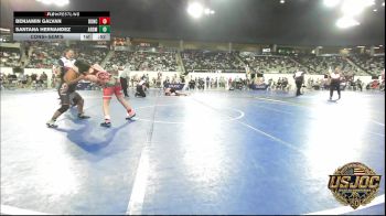 120 lbs Consolation - Benjamin Galvan, Duncan Demon Wrestling vs Santana Hernandez, ARDMORE TAKEDOWN CLUB
