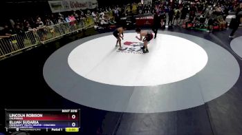 175 lbs Champ. Round 1 - Lincoln Robison, California vs Elijah Sudaria, Community Youth Center - Concord Campus Wrestling