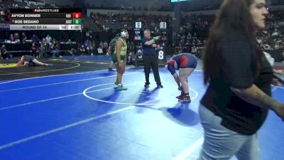 235 lbs Round Of 16 - Noe Sedano, Justin Garza (CS) vs Avyon Bonner, Red Bluff (NS)