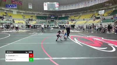 46 lbs Rr Rnd 4 - Corribian Calahan, Cyclone Youth Wrestling vs Nolan Lowe, Paris Wrestling Club