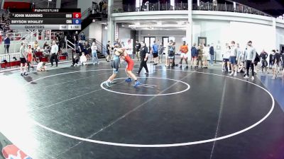 140 lbs Quarters - John Manning, Ohio vs Bryson Whaley, Contenders Wrestling Academy