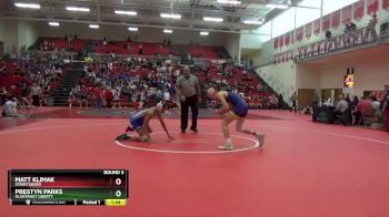 120 lbs Round 3 - Prestyn Parks, Olentangy Liberty vs Matt Klimak, Streetsboro