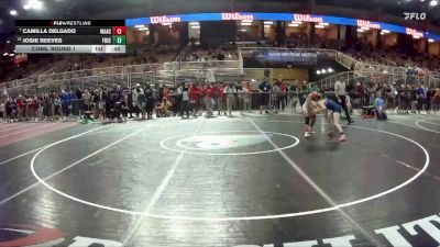 110 lbs Cons. Round 1 - Camilla Delgado, Mater Academy vs Josie Reeves, Freedom