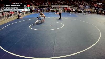 D 1 113 lbs Cons. Round 3 - Jayden Pontecorvo, Chalmette vs Jordin McIntyre, John Ehret