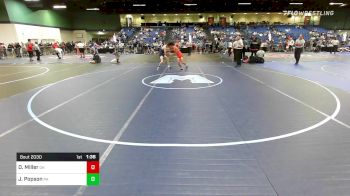 120 lbs Round Of 128 - Devon Miller, OK vs Jared Popson, PA