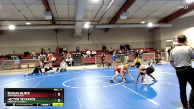 133 lbs Cons. Semi - Hector Serratos, Nebraska-Kearney vs Teagan Block, Northern State