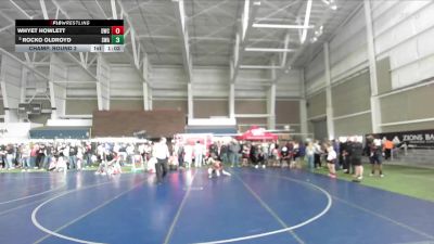 63 lbs Champ. Round 2 - Rocko Oldroyd, Sanderson Wrestling Academy vs Whyet Howlett, Delta Wrestling Club