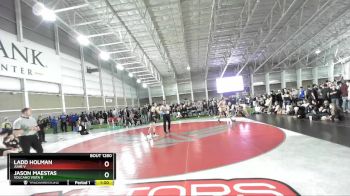 120 V 3rd Place Match - Jason Maestas, Volcano Vista V vs Ladd Holman, Juab V