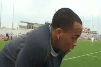 Wallace Spearmon a little mentally bit beat up at Texas Invite