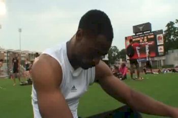 Tyson Gay after 400 at Texas Invitational