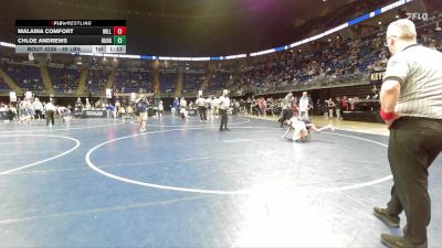 89 lbs Consy 6 - Malaina Comfort, Williamsport vs Chloe Andrews, Burgettstown