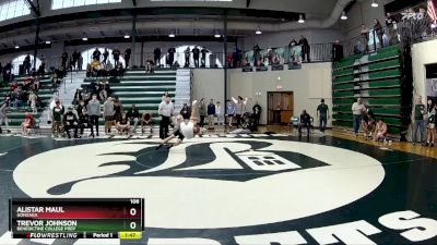 106 lbs Cons. Round 2 - Trevor Johnson, Benedictine College Prep vs Alistar Maul, Gonzaga