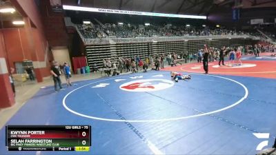 75 lbs Round 3 - Kwynn Porter, CWC Thunder vs Selah Farrington, Big Piney Pinners Wrestling Club