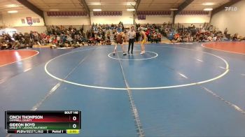120A Quarterfinal - Gideon Boyd, Lingle-Ft. Laramie/Southeast vs Cinch Thompson, Campbell County