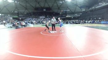 Boys 3A 120 lbs Champ. Round 3 - Alexis Lujano, Hermiston vs Brody Stroud, Sedro-Woolley
