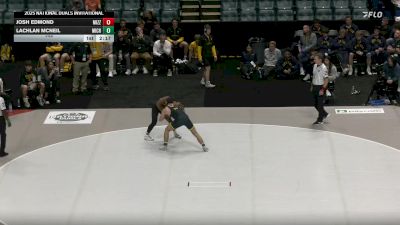 149 lbs 2nd Wrestleback (16 Team) - Lachlan McNeil, Michigan vs Josh Edmond, Missouri