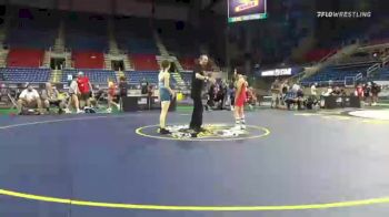 100 lbs Consi Of 32 #2 - Lainey McAlexander, Arizona vs Nyla O'Brien, Washington