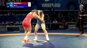 57 kg Quarterfinal - Kristina Mikhneva, Rus vs Patrycja Gil, Pol