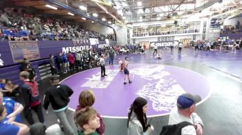 118 lbs Champ. Round 1 - Leyton Olsen, Corvallis vs Tyson Garner, Hamilton