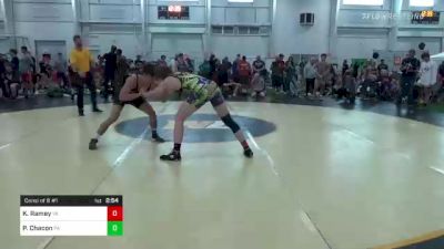 E-153 lbs Consi Of 8 #1 - Kyler Ramey, VA vs Peter Chacon, PA