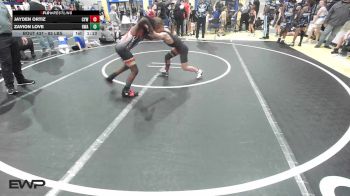 85 lbs Rr Rnd 3 - Jayden Ortiz, Coweta Tiger Wrestling vs Zavion Love, HURRICANE WRESTLING ACADEMY