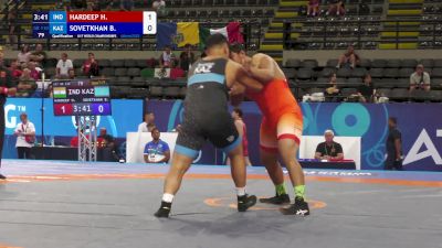 110 kg Qualif. - Hardeep Hardeep, India vs Baktur Sovetkhan, Kazakhstan