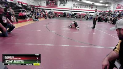 54-59 lbs Round 5 - Ryan Rea, Sedalia Youth Wrestling vs Heynlea Bultmann, Carrollton Youth Wrestling